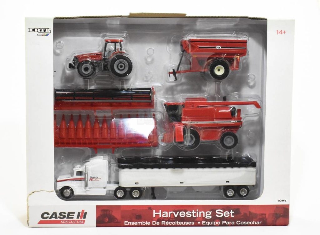 1/64 Case Ih Harvesting Set With 2188 Combine, Mx270 Tractor, Grain