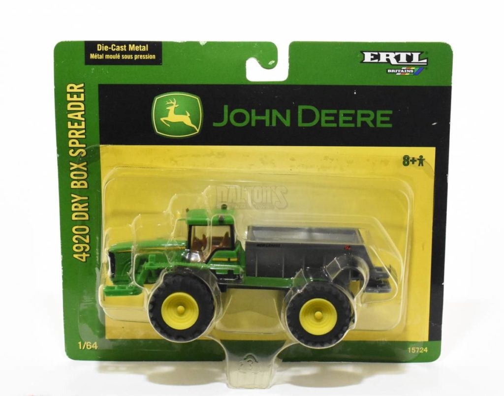 1/64 John Deere 4920 Dry Box Fertilizer Spreader Daltons Farm Toys