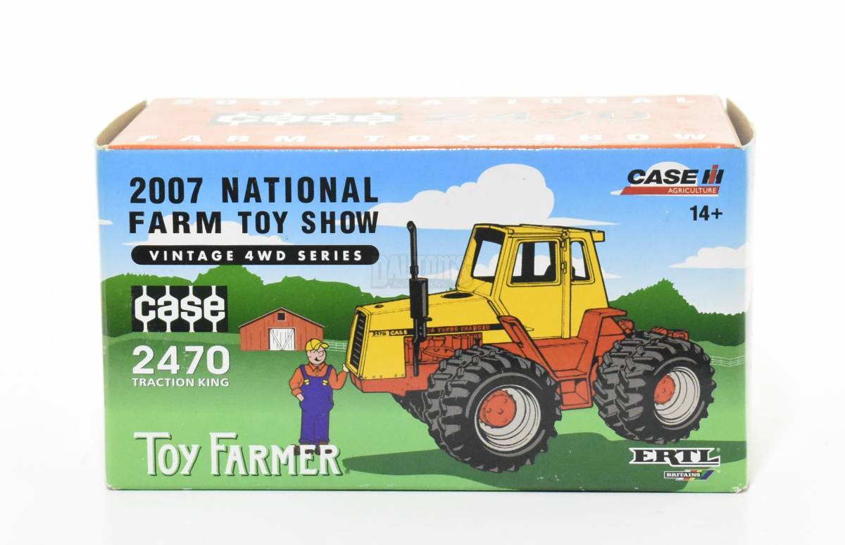 ERTL 1/32 CASE 2470 TRACTION KING 4WD 2007 TOY FARMER  TRACTOR 