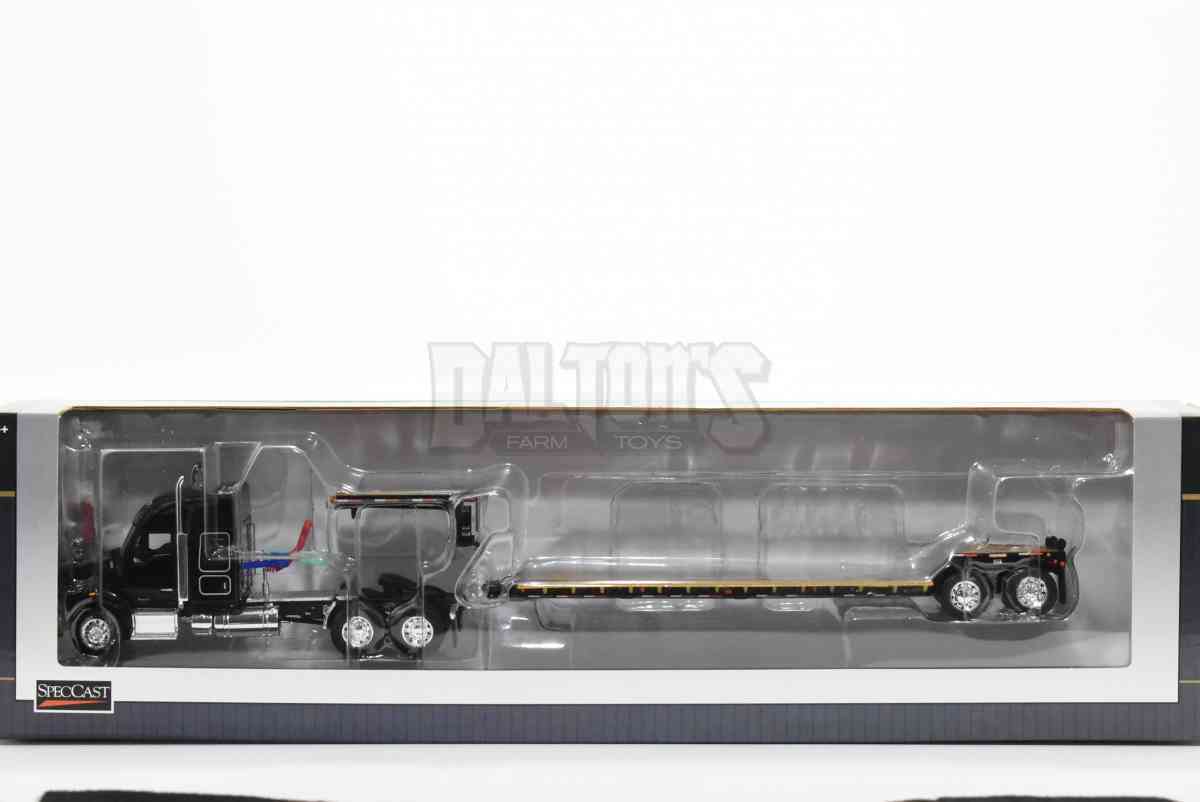 Gleaner Kenworth T880 Semi With Lowboy Trailer By SpecCast 1/64th Scale ! 