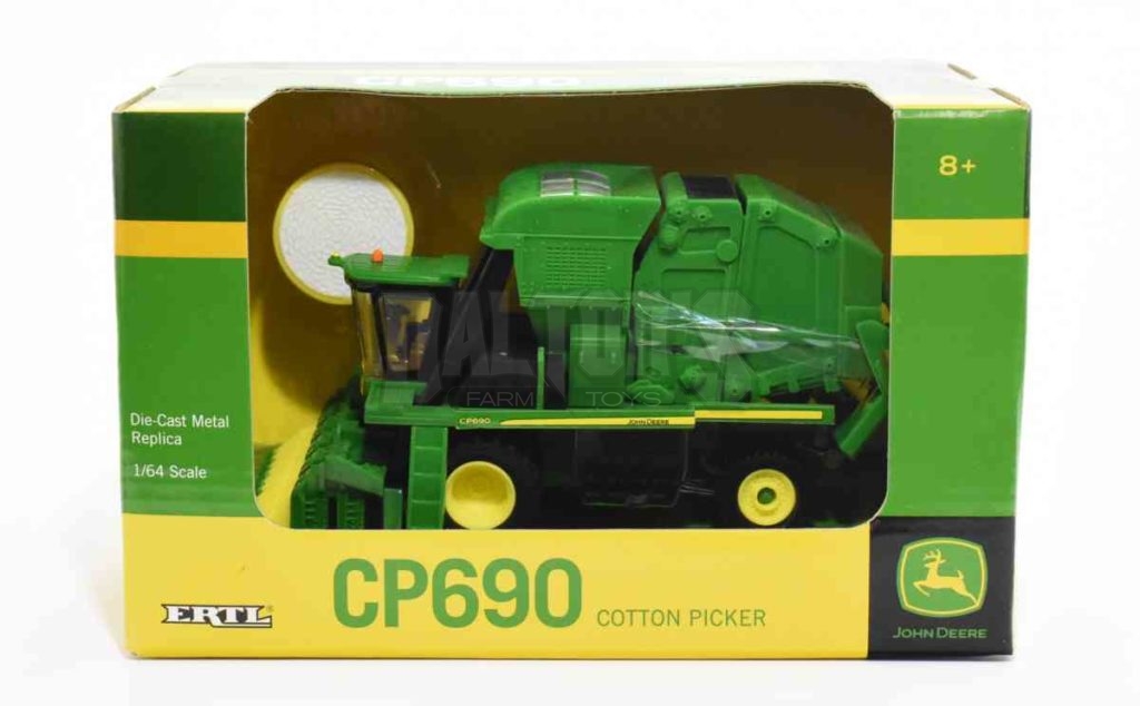 1/64 John Deere CP690 Cotton Picker With Bale Daltons Farm Toys
