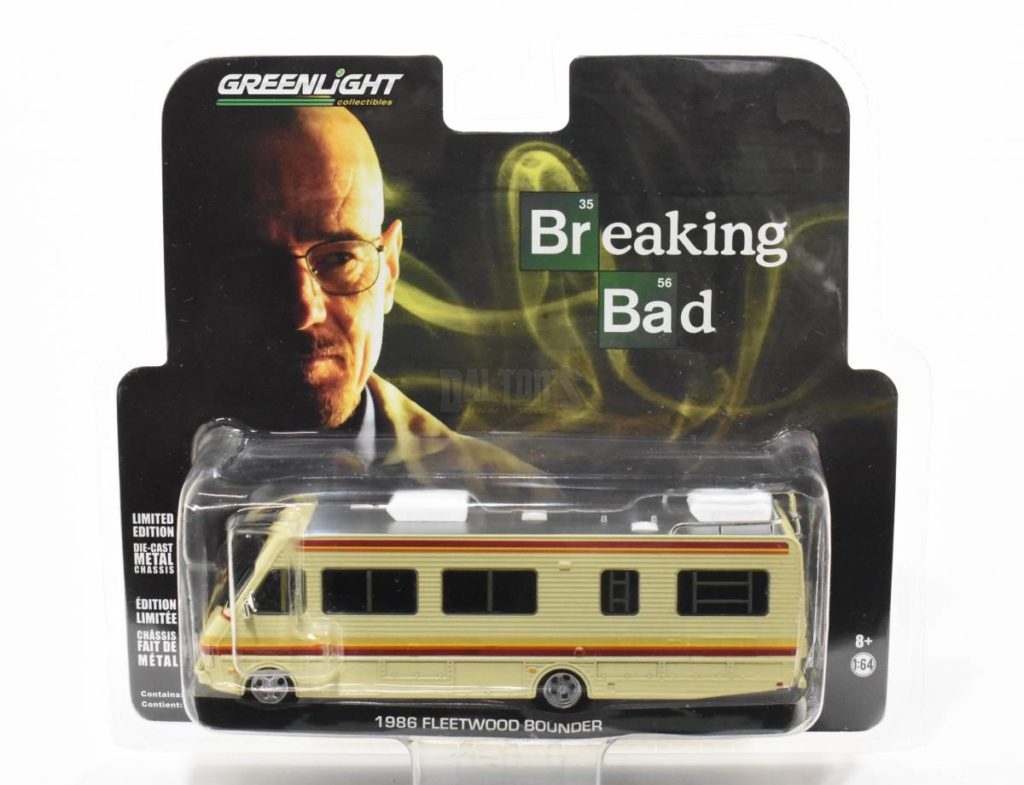 Greenlight Fleetwood Bounder RV 1986 Breaking Bad Echelle 1:43 Camping-car Miniature - Jaune (86500) | Achetez sur