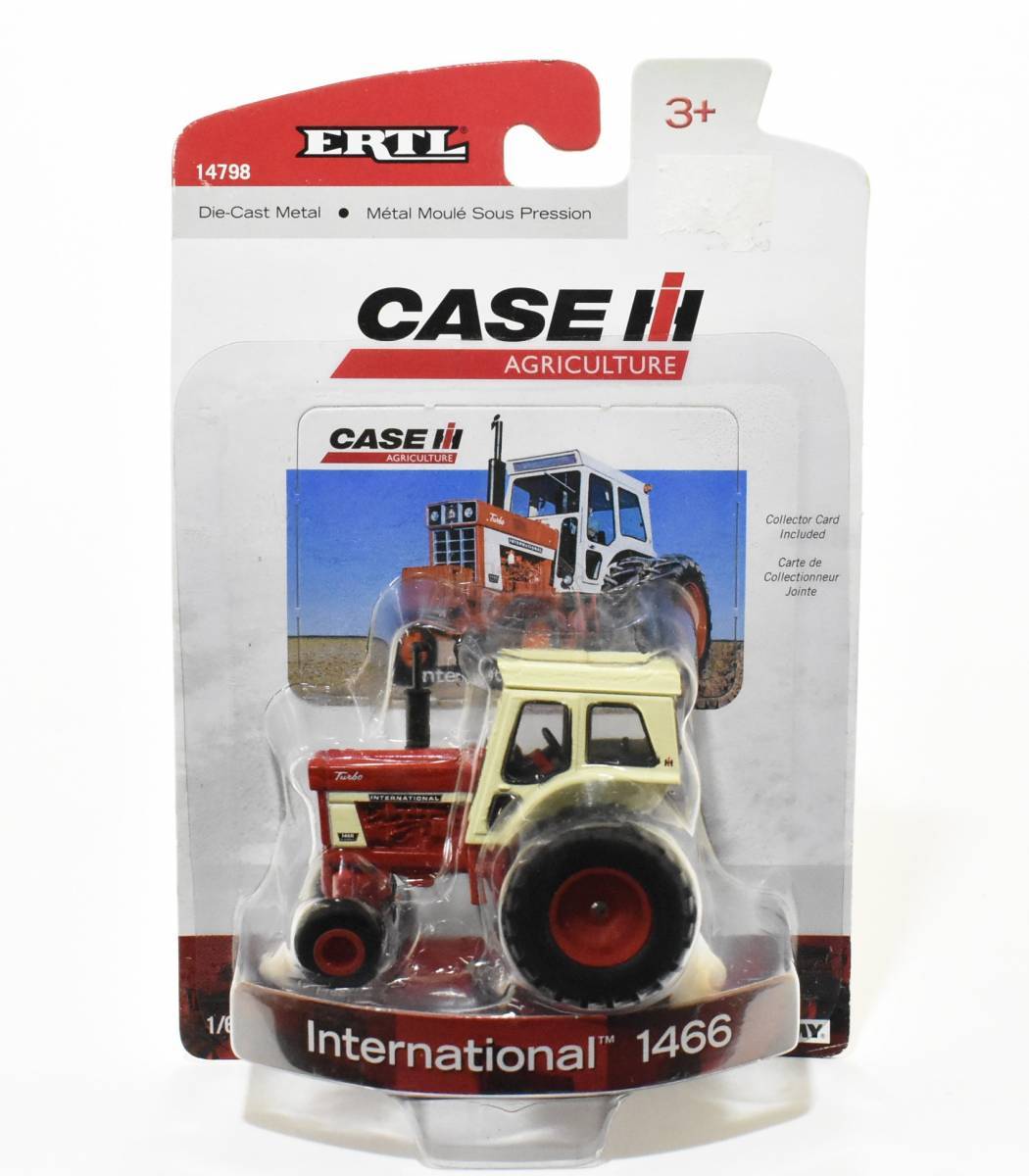 1/64 ERTL CASE IH INTERNATIONAL 1568 V8 W/ RED CAB & DUALS 