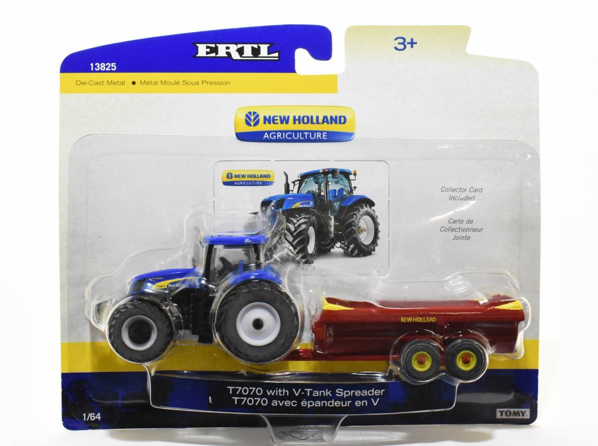 W 1:50 Miniature Replica Toy Siku New Holland T7070 Tractor With Front Loader 