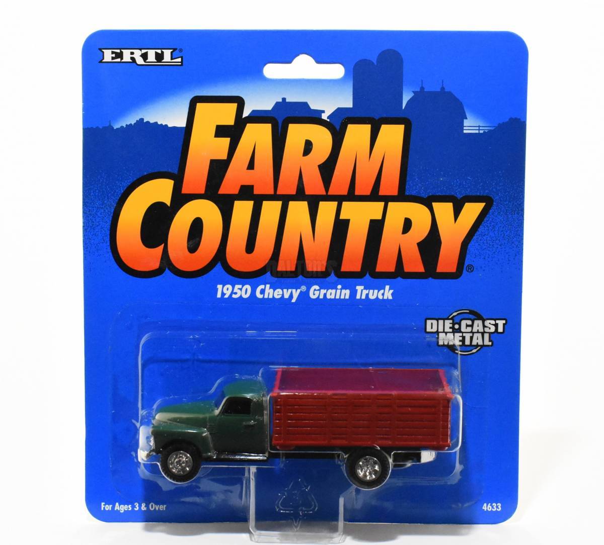 1/64 CUSTOM farm toy 1950 chevy fs farm service coop grain TRUCK ERTL farm toy 