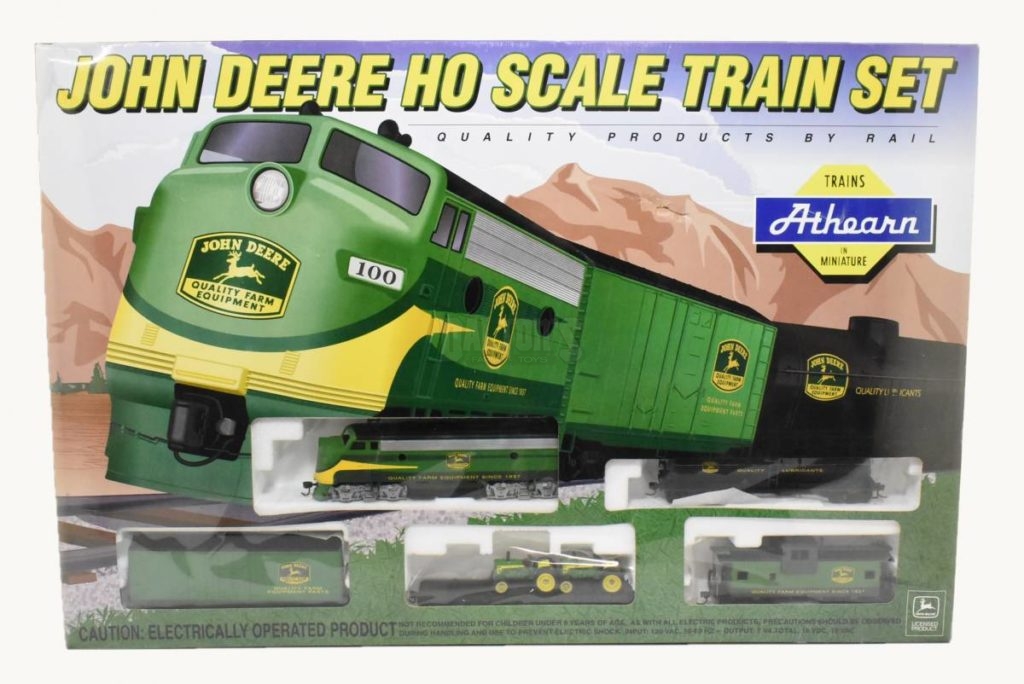 1/87 First Edition John Deere Ho Scale Train Set With 430 Tractors
