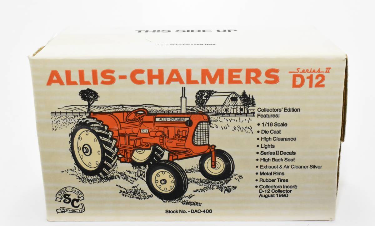 1 16 Allis Chalmers D12 Tractor Collectors' Edition - Daltons Farm Toys