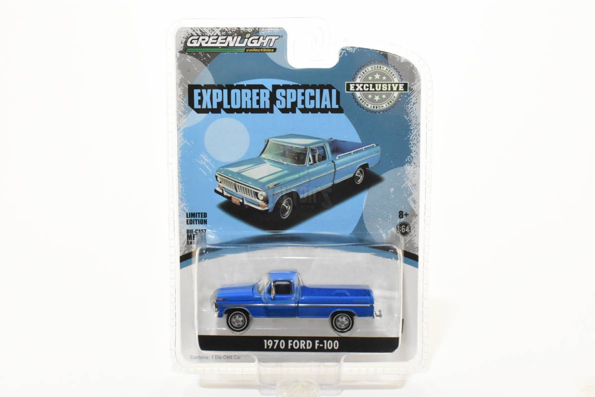 164 1970 Ford F 100 Pickup Truck Explorer Special Blue