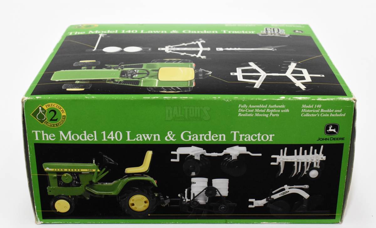 1/16 John Deere 140 Lawn & Garden Tractor With Attachments, Precision #2