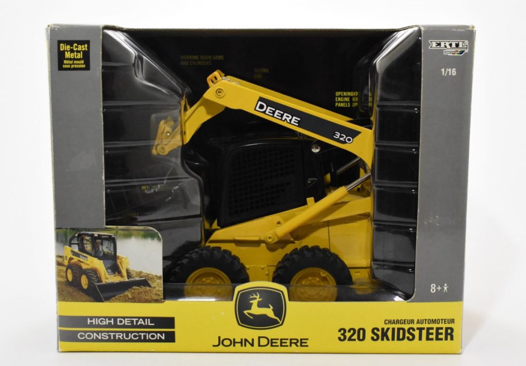 1/16 John Deere 320 Skidsteer Loader With Bucket & Pallet Forks ...