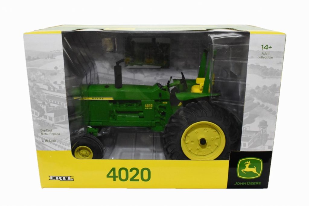 1/16 John Deere 4020 Tractor Wide Front & Rops, Tractor & Engine Musuem ...