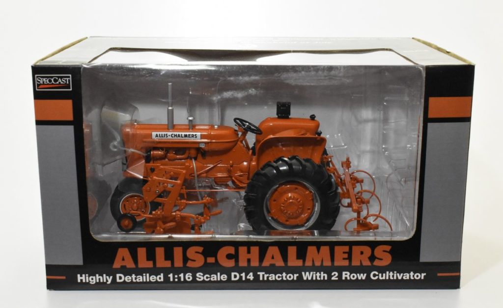 1/16 Allis-Chalmers D-14 Highly Detailed Tractor with 2 Row Cultivator ...