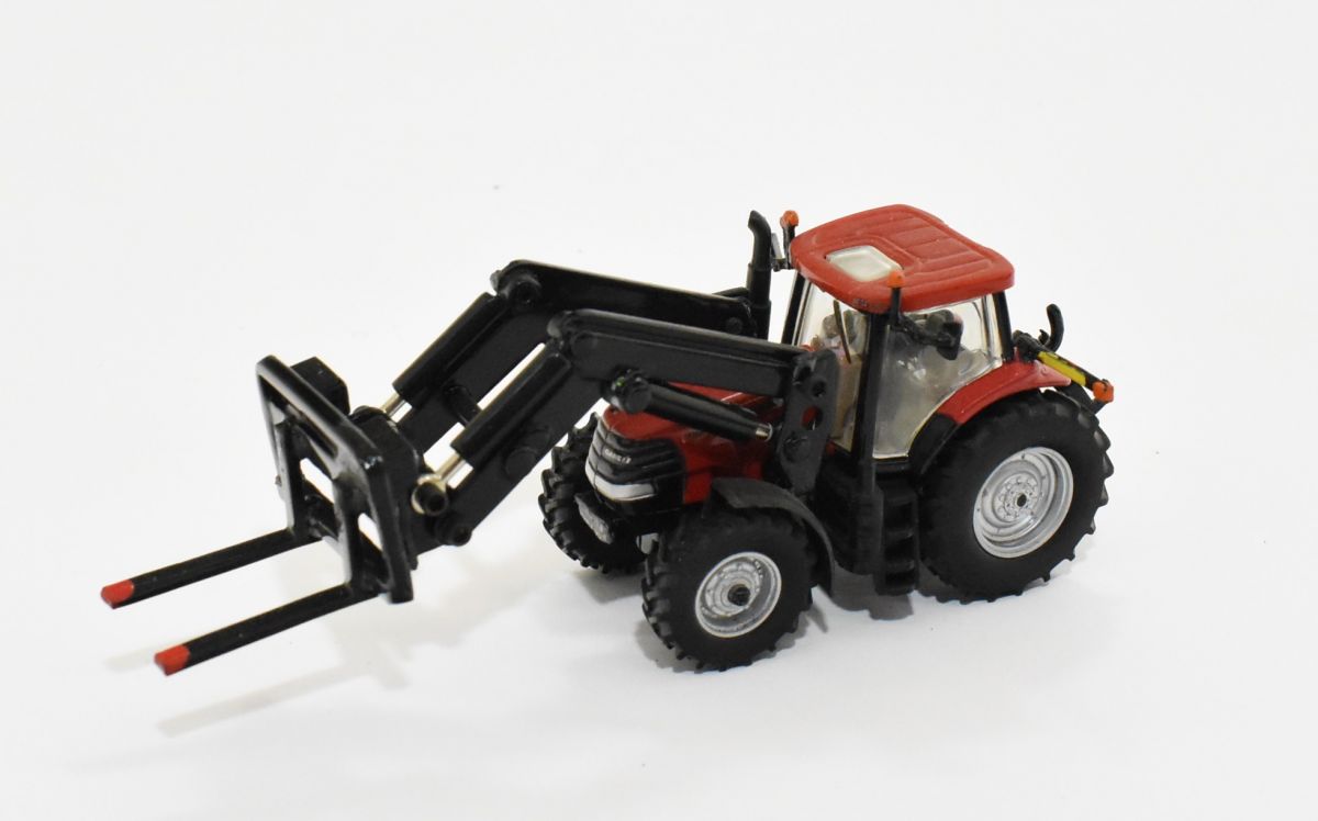 1/64 ERTL custom farm toy ih international 1086 tractor w/ hay bale