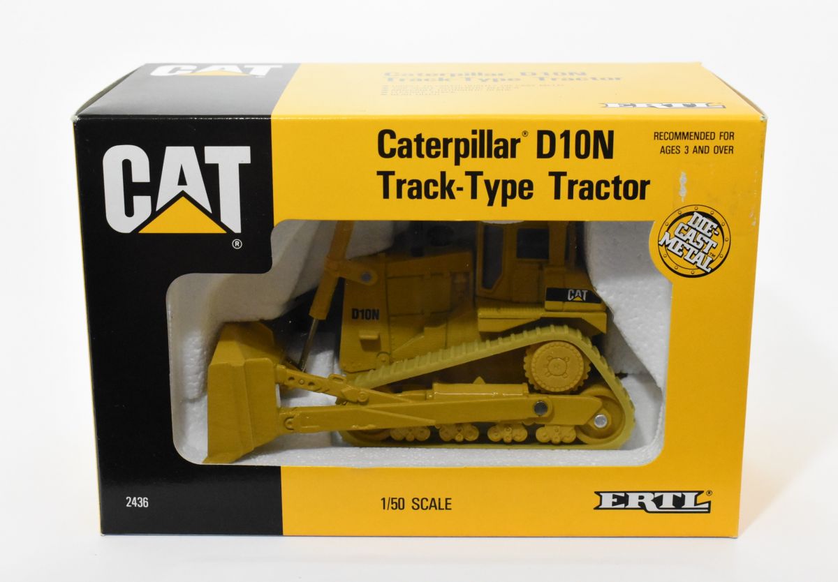 Ertl Mighty Movers Replica Caterpillar D10n Track Type Tractor 1 50 for sale online 