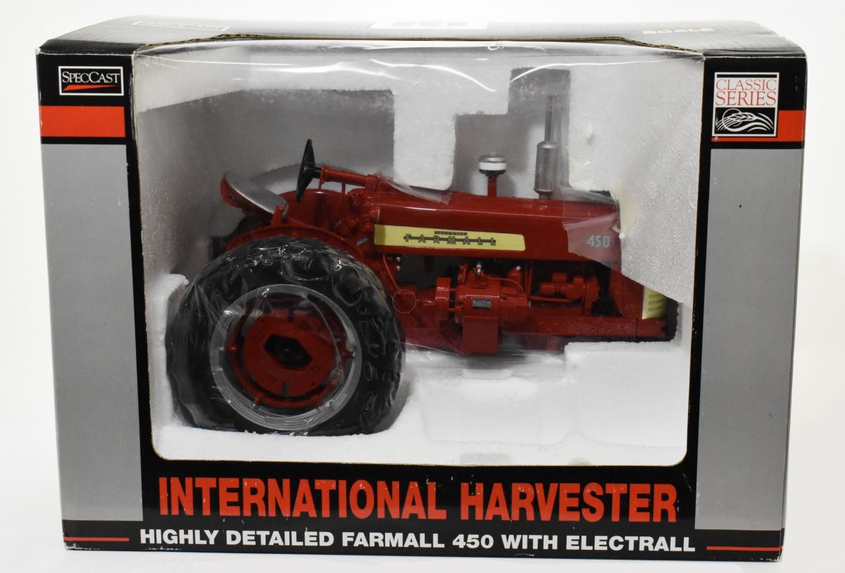 1 16 Highly Detailed Farmall 450 Tractor W  Electrall - Daltons Farm Toys