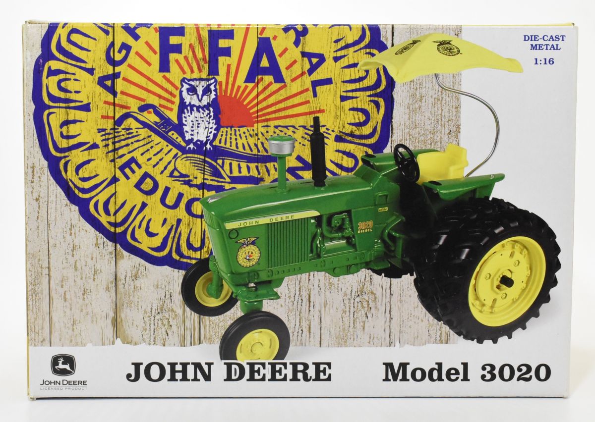 Tracteur John Deere 3020 en jouet 1/16 - Elliot Club