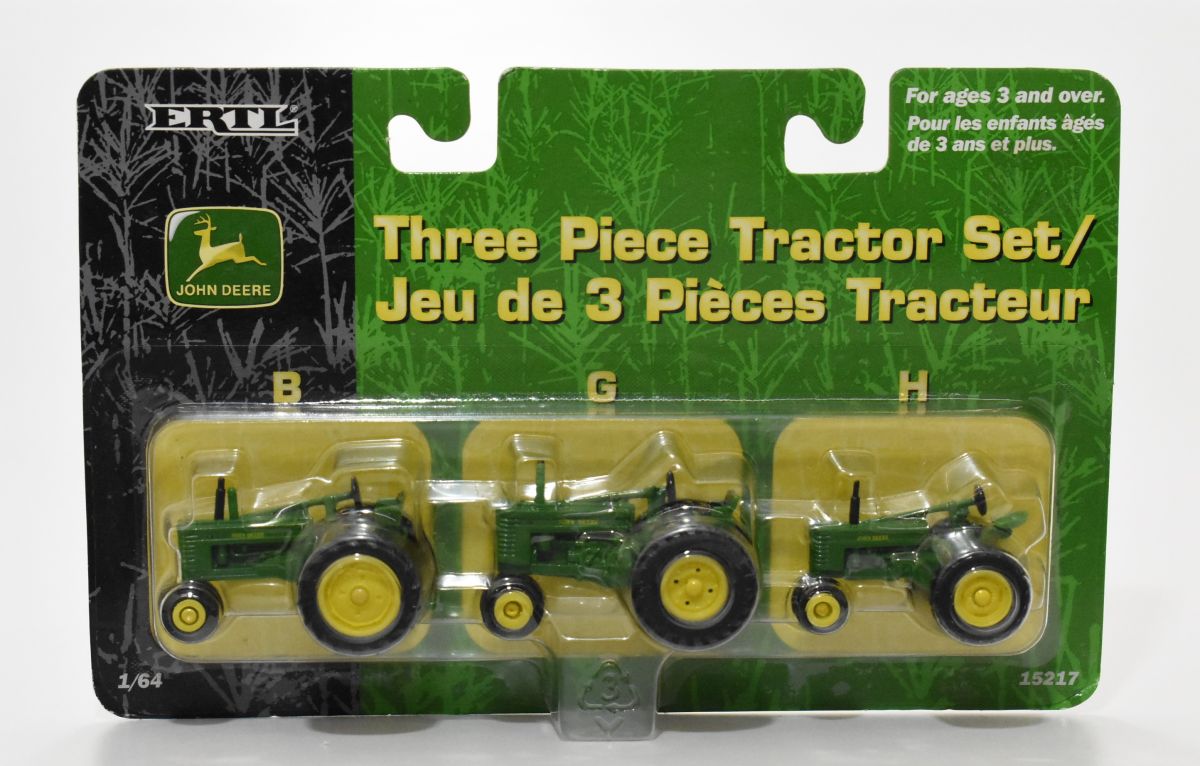 1 64 John Deere Model B G H Tractor Set Daltons Farm Toys