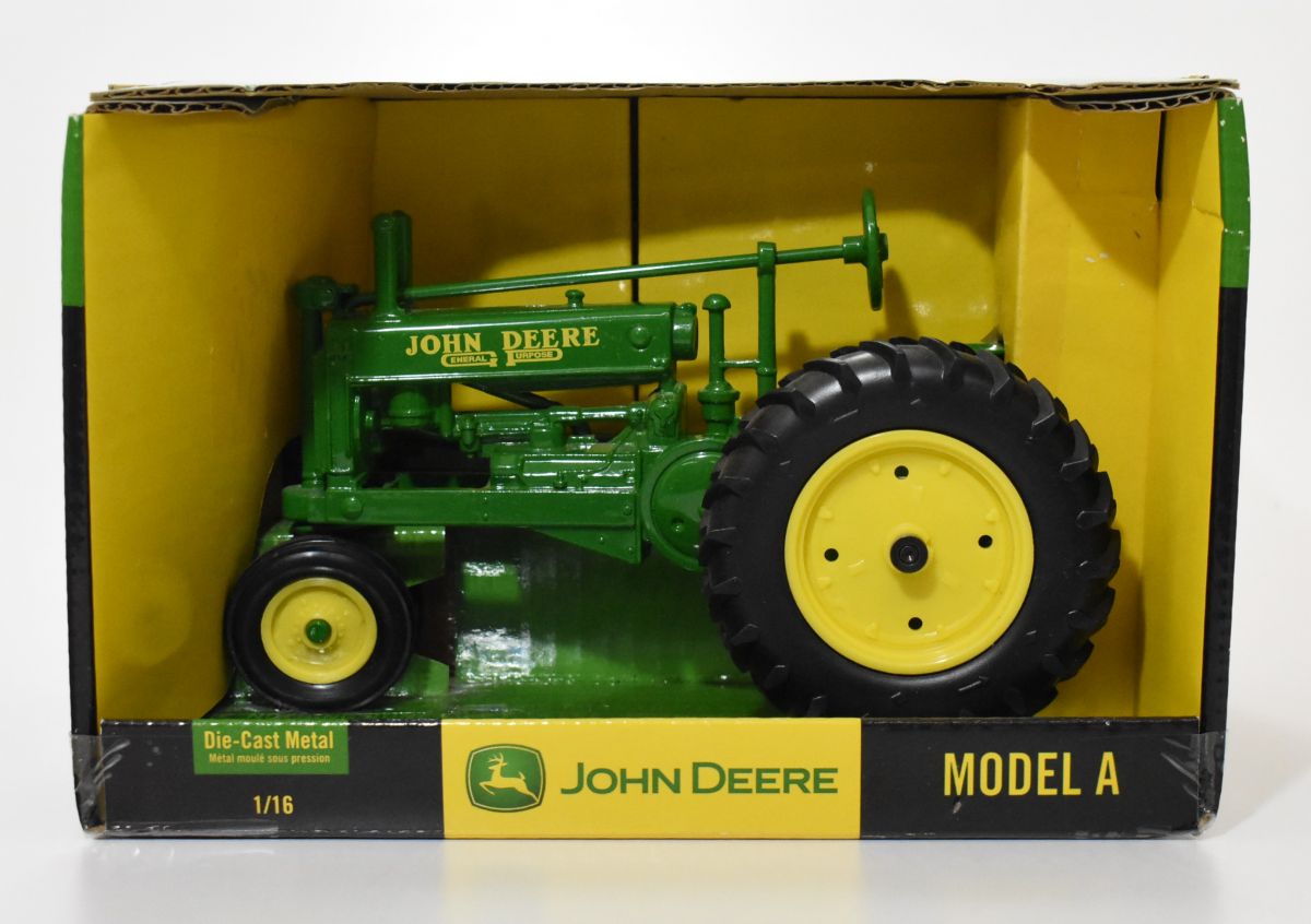 1/16 John Deere Unstyled Model A Tractor on Rubber With Narrow Front ...