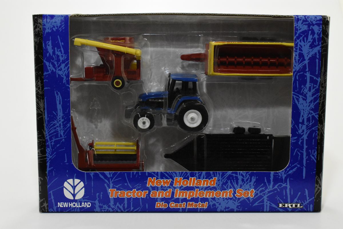 1/64 New Holland 8870 Tractor & Implement Set - Daltons Farm Toys