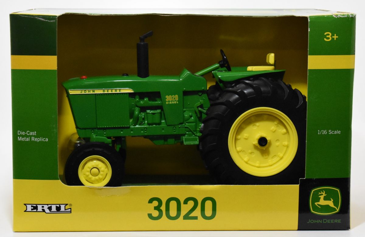 1/16 Scale John Deere 3020 Diesel Farm Tractor Diecast Model Replica Ertl 45469 for sale online 