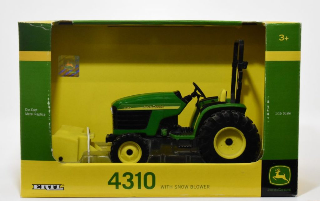 116 John Deere 4310 Tractor W Snow Blower Daltons Farm Toys 7801