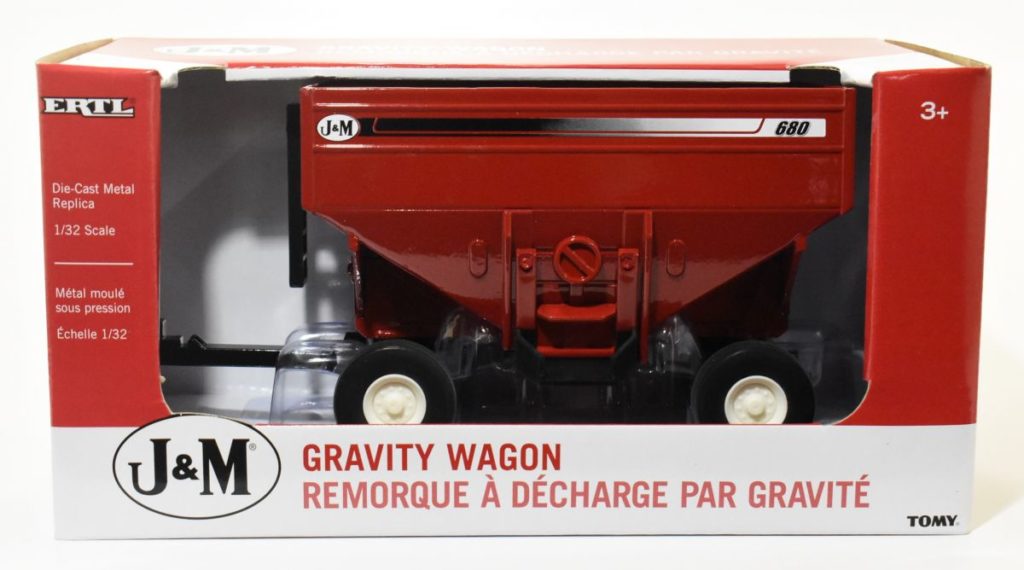 1/32 J & M 680 Gravity Wagon Red Daltons Farm Toys