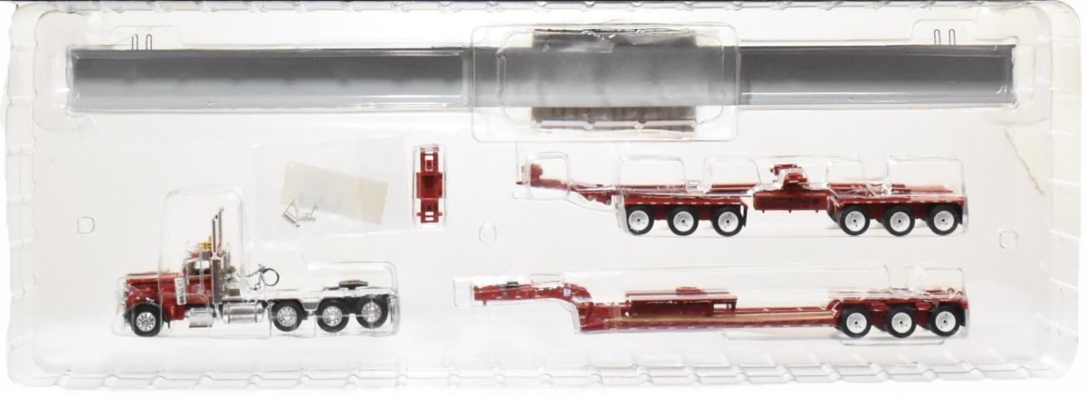 1/64 Lefebvre Peterbilt 389 Tri-Axle Bridge Beam Hauler Semi Set