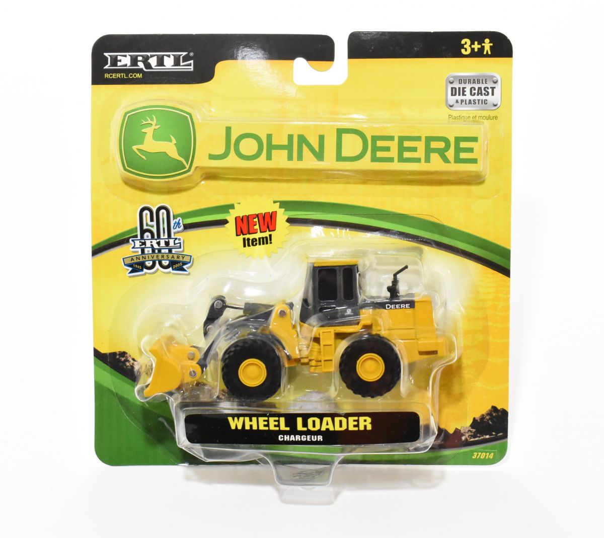 John Deere NEW #5613 Toy Tractor with Loader--ERTL-1/64th scale-1991 