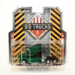 1/64 2019 Mack Anthem Highway Long Haul Semi Tractor, Green Machine Chase