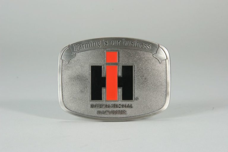 International Harvester IH Farming Is Our Business, Brushed Pewter Belt ...