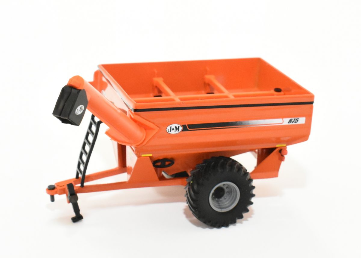 1/64 Orange J&M Auger Wagon Grain Cart Daltons Farm Toys