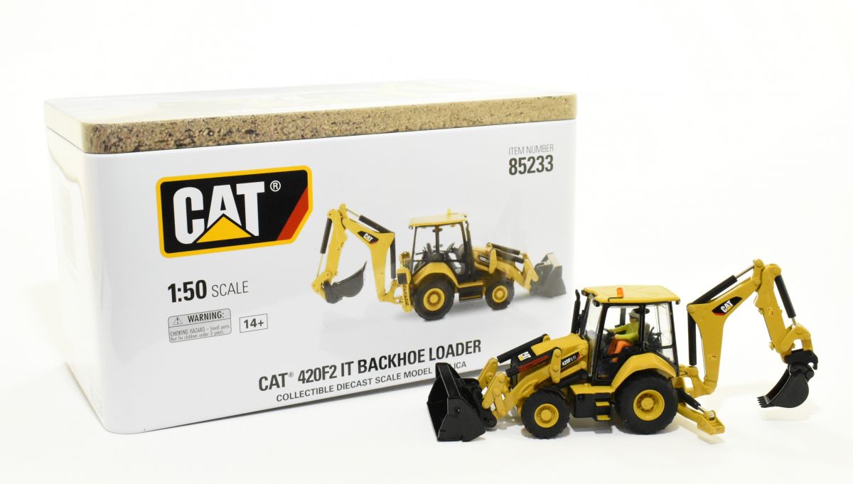 1/50 Cat Caterpillar 420F2 IT Backhoe Loader - Daltons Farm Toys