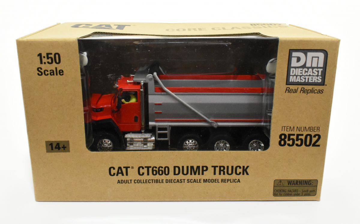 1/50 DIECAST MASTERS CATERPILLAR CAT CT660 Red DUMP TRUCK Brand New 85502 