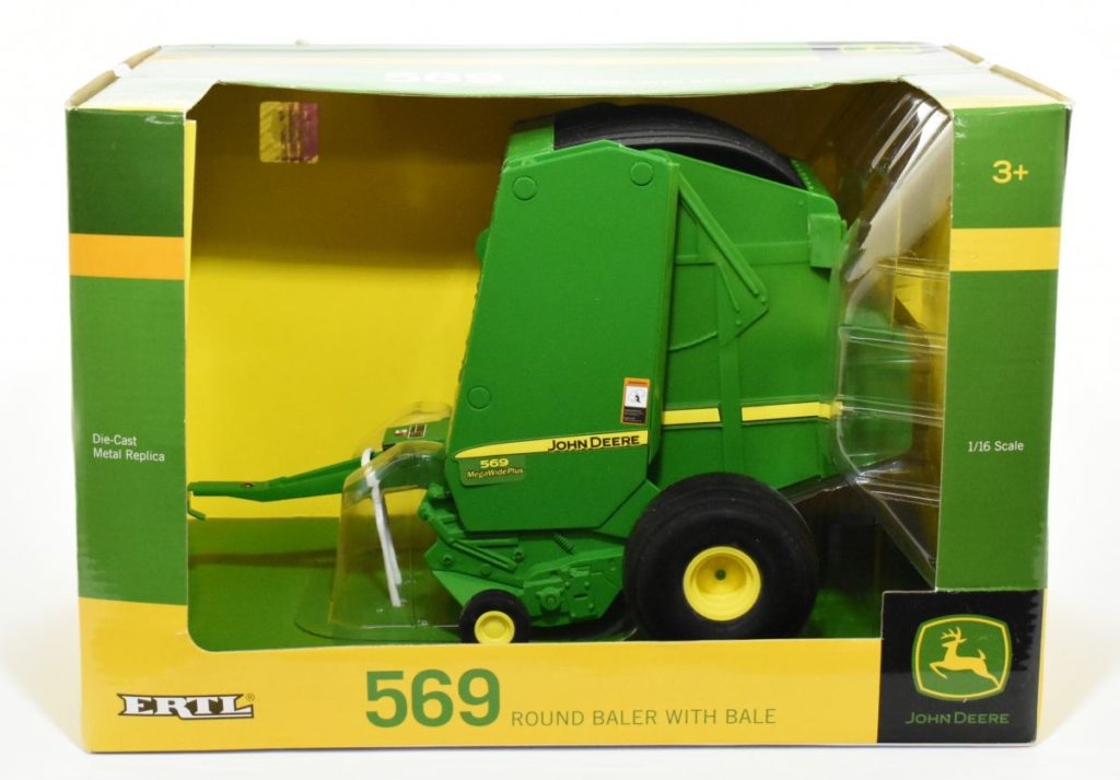 1/16 John Deere 569 Round Baler W/ Bale Daltons Farm Toys