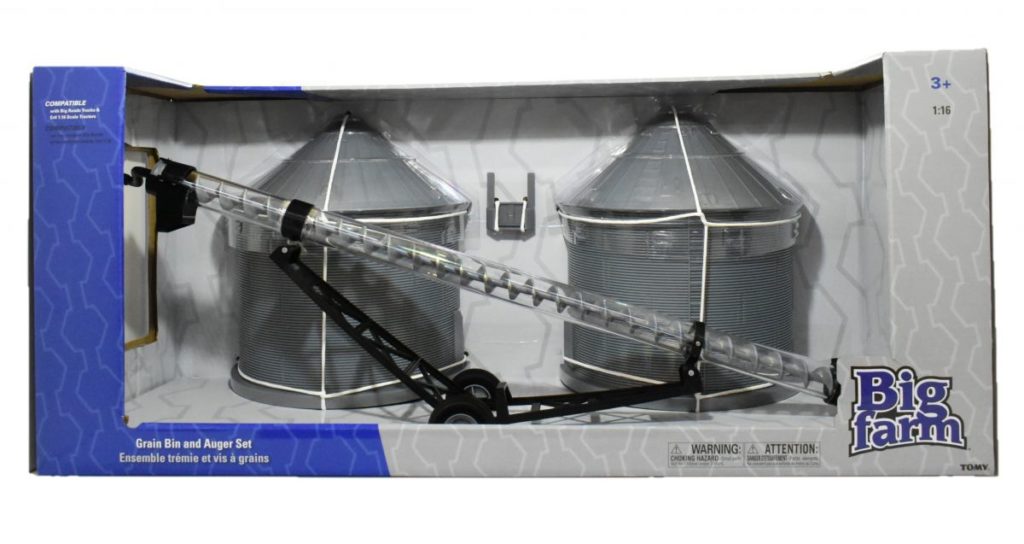 1/16 Big Farm Grain Bin And Auger Set Daltons Farm Toys