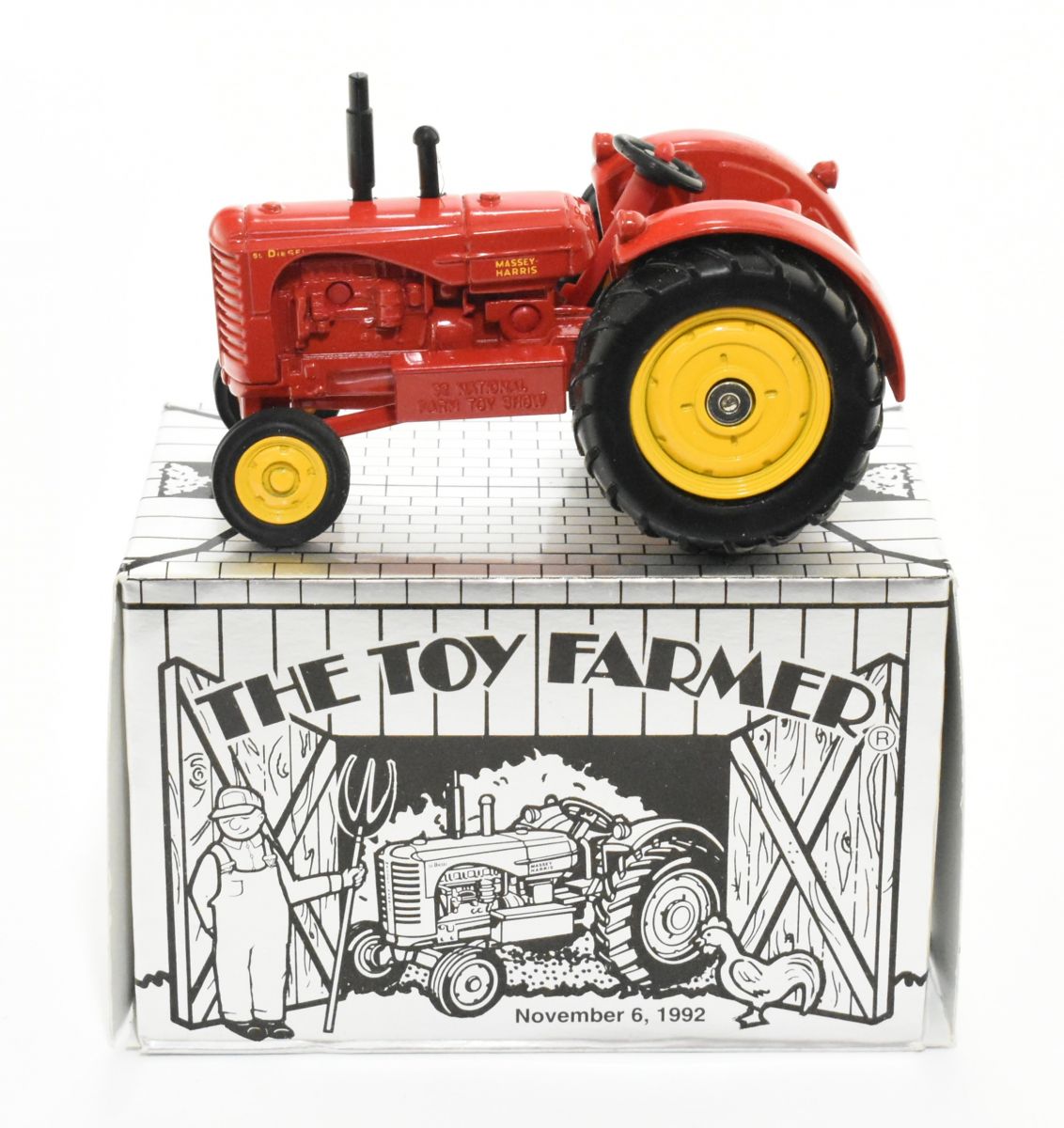 1/43 Massey Harris 55 Western Toy Farmer Tractor W/Box! 