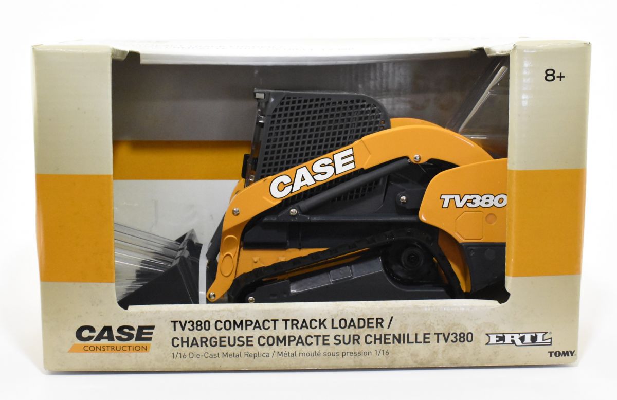 1/16 CASE TV380 Compact Track Skid Steer Loader Diecast Farm Toy 44122 NEW 