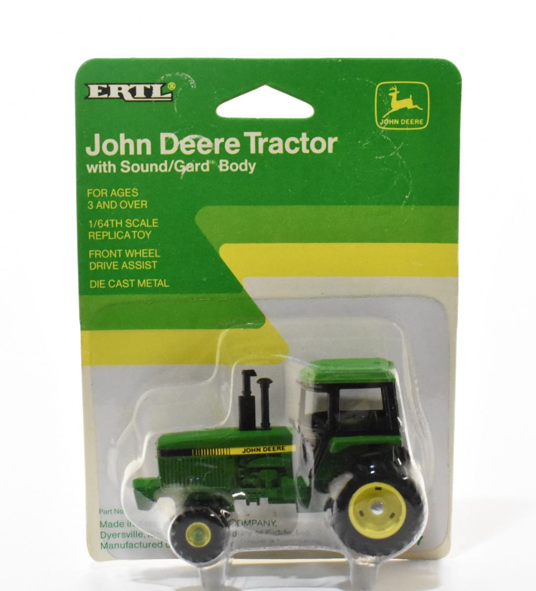John Deere Toy Tractor Front Tire and Rim 