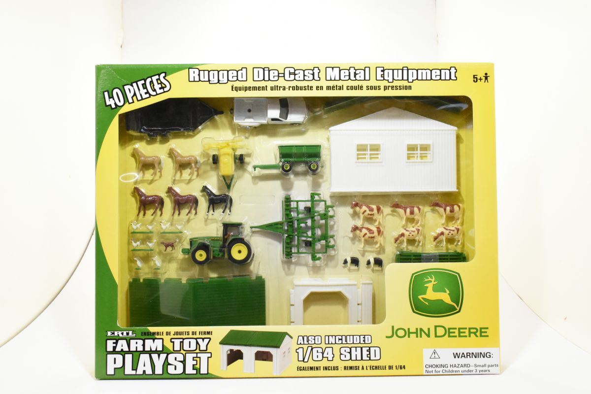 john deere farm toy playset