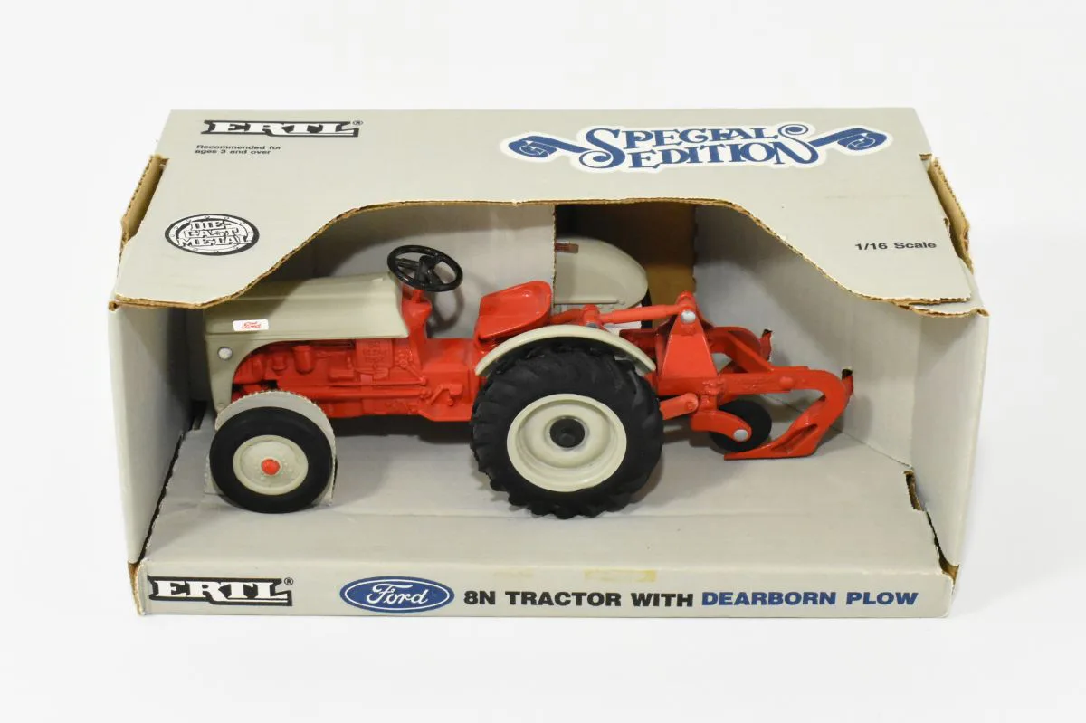 1 16 Ford 8n Tractor With Dearborn Plow Special Edition Daltons Farm Toys