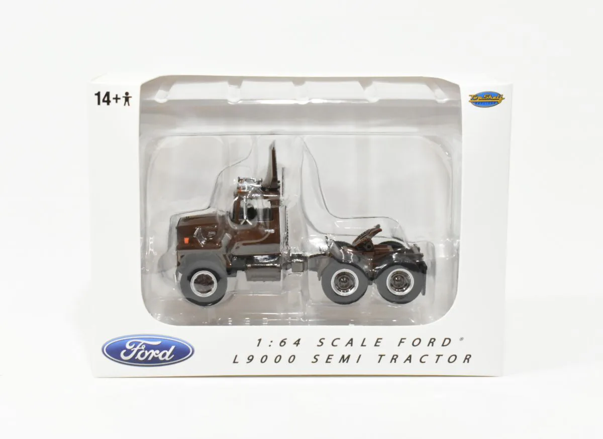 1/64 Ford L9000 Brown Semi Tractor - Dalton's Farm Toys