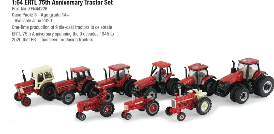 ertl tractor pull set