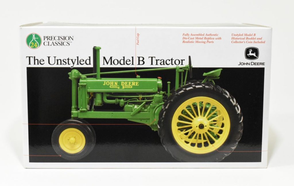 1/16 John Deere Unstyled Model B Tractor, Precision Series - Daltons ...