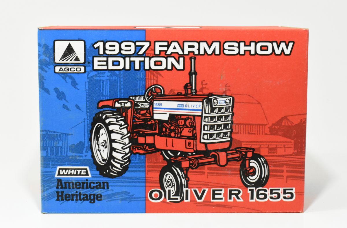 1/16 Oliver 1655 Tractor 1997 Farm Show Edition - Daltons Farm Toys