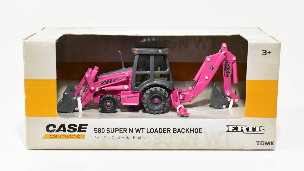 pink bulldozer toy