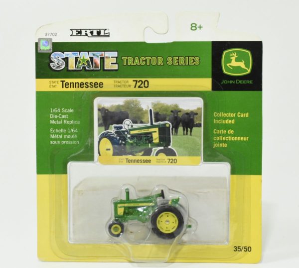 model 720 john deer tractor tomy Farm Toy 1/64 scale die-cast ertl 