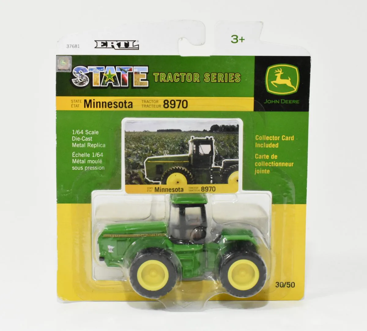正式的 8970 Deere John Minnesota 1/64 4WD Series Tractor State ミニカー