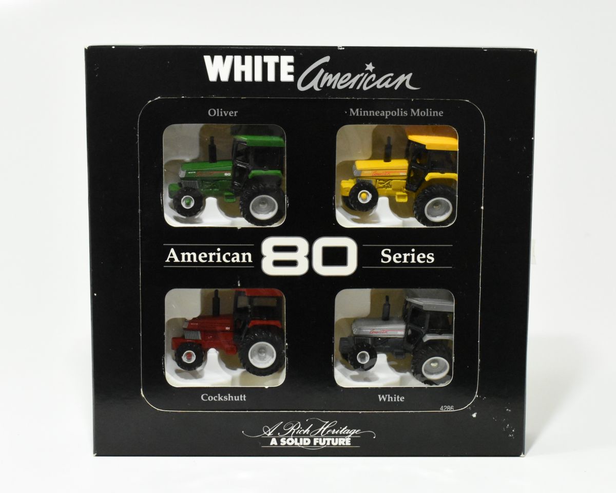 White American newest Green Tractor Die Cast