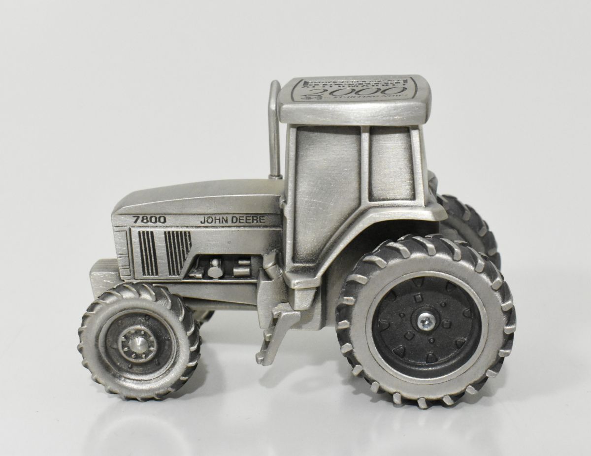 1/43 John Deere 7800 Pewter Tractor With Front Wheel Assist, 1994 ...