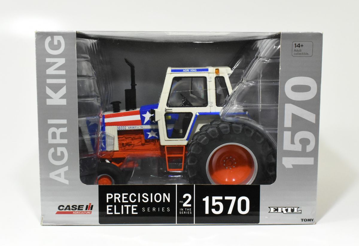 Great Price! 1/16 Case 1570 Agri King Precision Elite #2 Tractor by ERTL NIB 